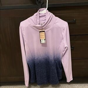CALIA by Carrie Underwood Purple and Blue Ombre Top